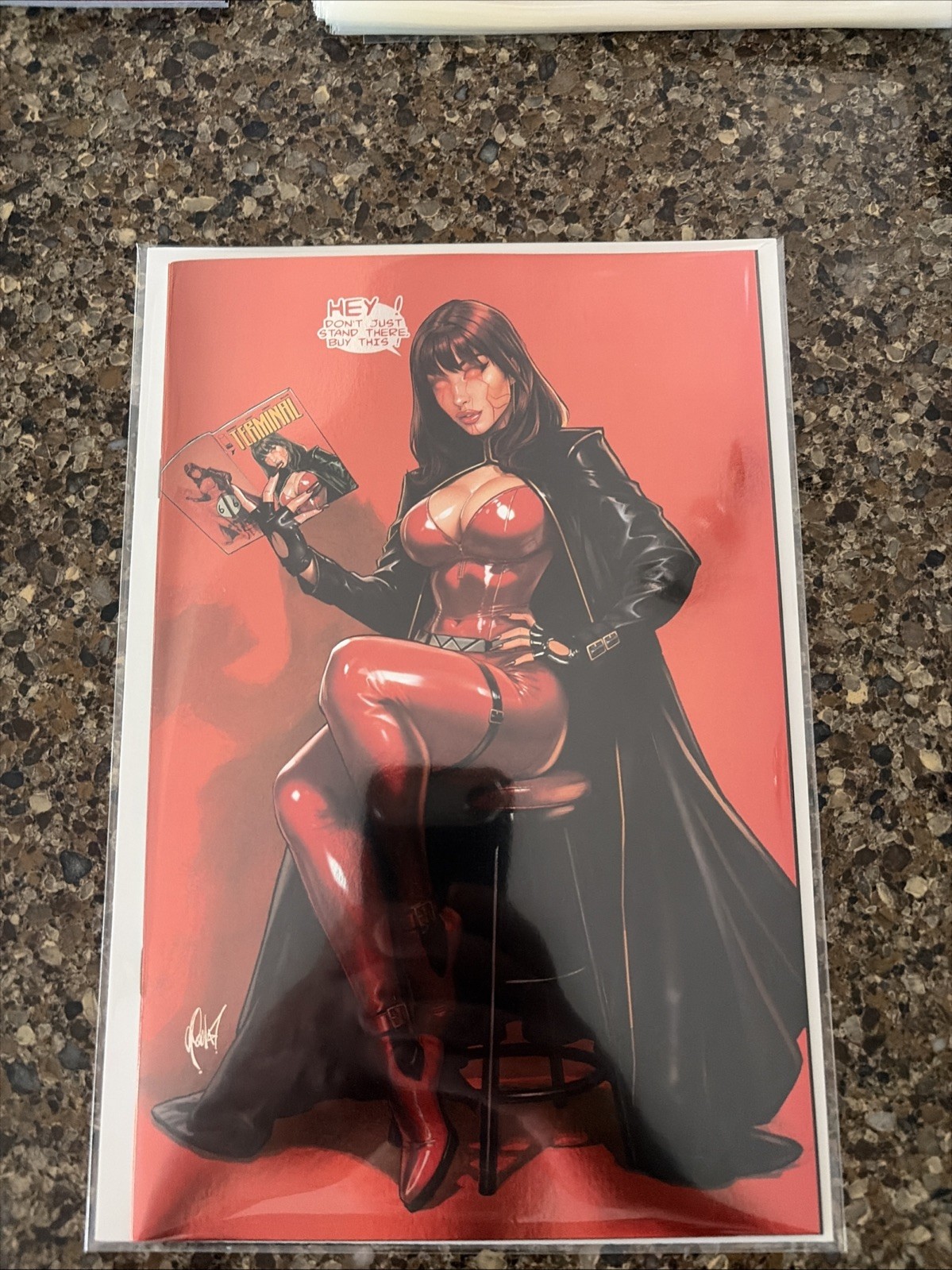 🔥 TERMINAL #2 CEDRIC POULAT 616 COMICS Virgin FOIL Variant B LTD 1000 🔥 TERMINAL #2 CEDRIC POULAT 616 COMICS Virgin FOIL Variant B LTD 1000