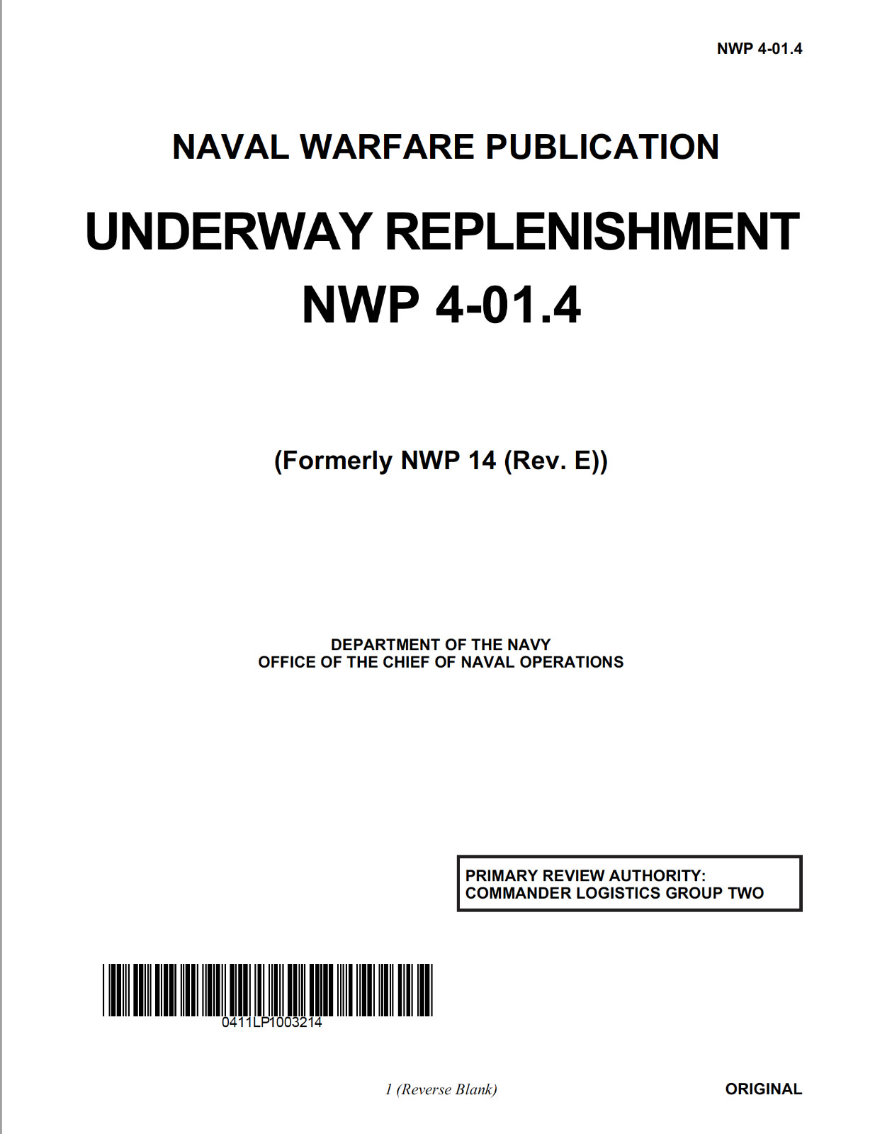 828 Page 2001 NWP & 2009 NTTP NAVAL WARFARE UNDERWAY REPLENISHMENT Manuals on CD