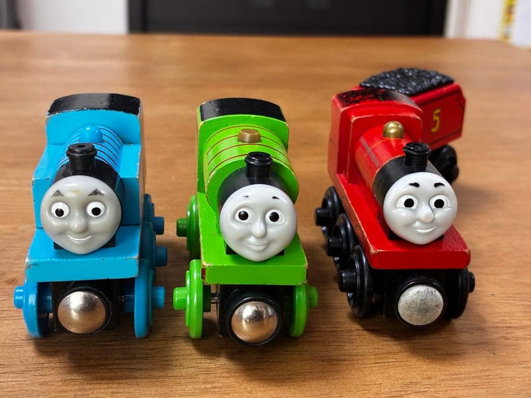 Thomas & Friends Wooden Railway Thomas Percy James 3 Vehicle Set 15+ Thomas & Friends Wooden Railway Thomas Percy James 3 Vehicle Set 15+