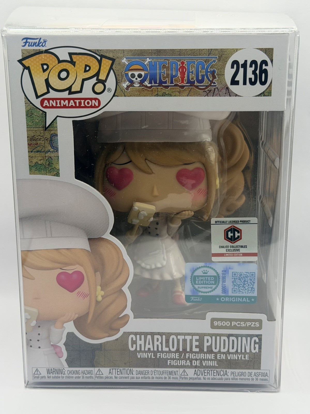 Funko Pop One Piece: Charlotte Pudding #2136 LE 9500 Chalice Exclusive
