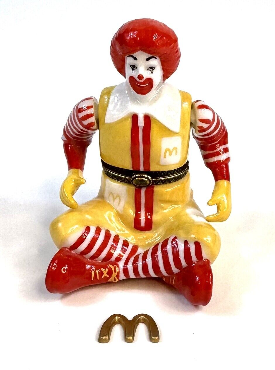 PHB Porcelain Hinged Trinket Box Midwest Cannon McDonald’s Ronald McDonald