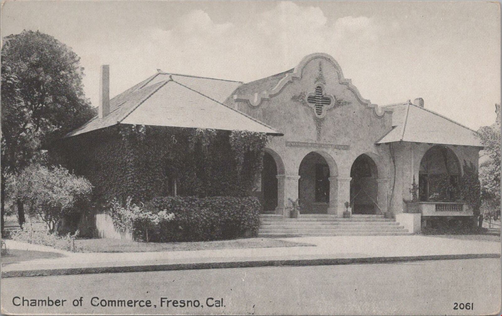Postcard Chamber of Commerce Fresno CA 