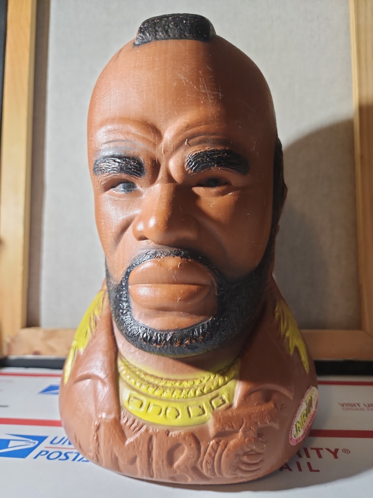 Mr. T Vintage 1983 Bank Ruby-Spears Plastic No. 20 with Original Sticker