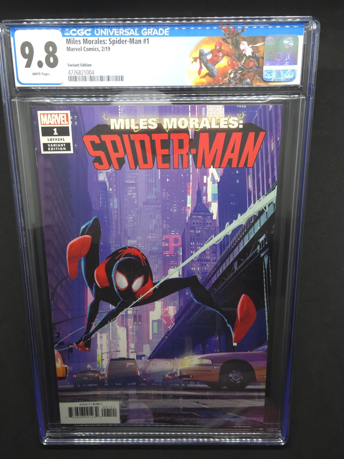 Miles Morales: Spider-Man, #1 - CGC 9.8 - Incentive Into The Spider-Verse