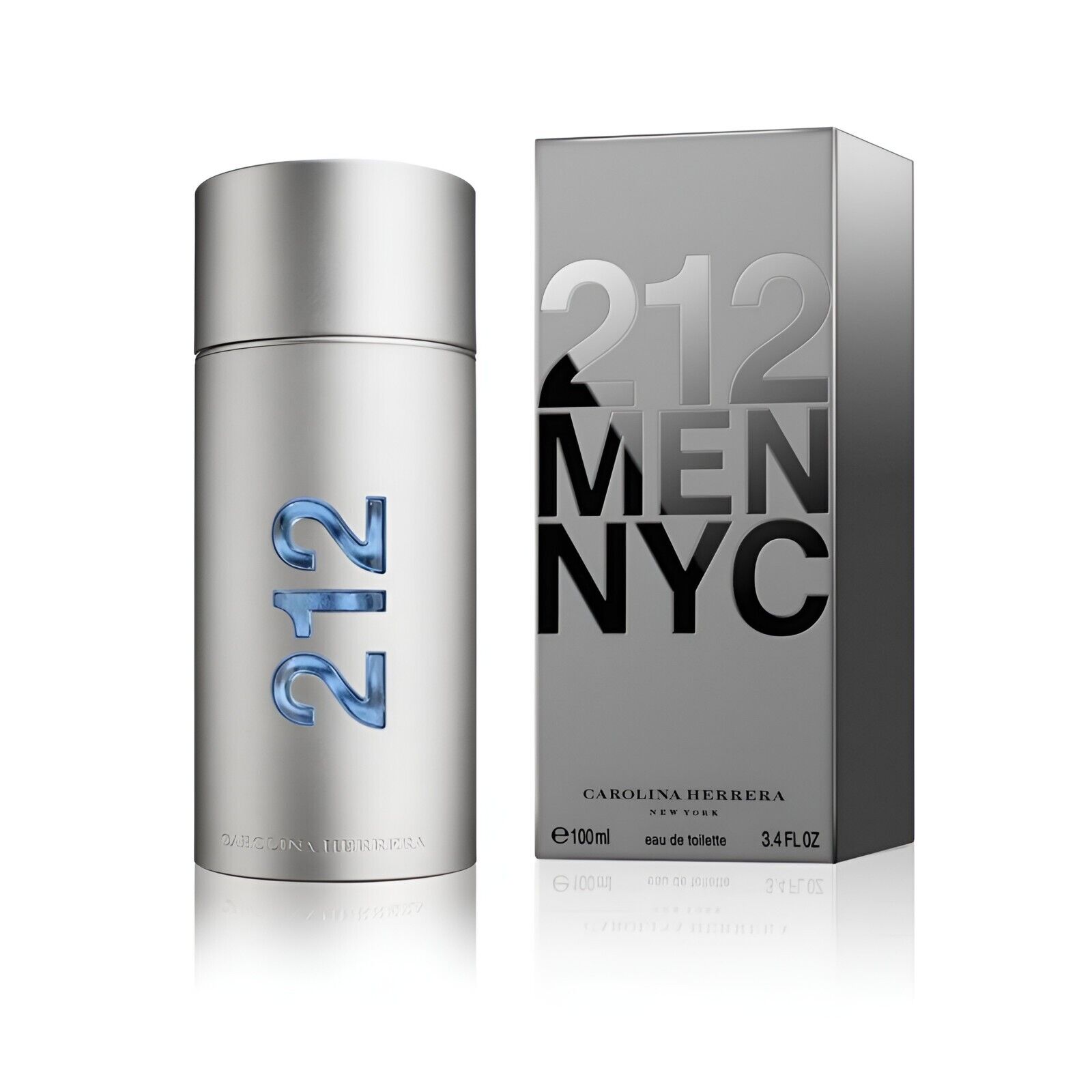 New Carolina-Herrera 212 NYC Men Eau De Toilette 3.4 oz/ 100 ml