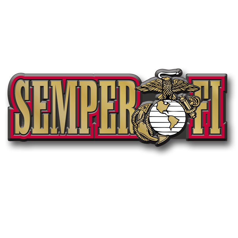 Semper Fi U.S. Marine Corps Magnet by Classic Magnets