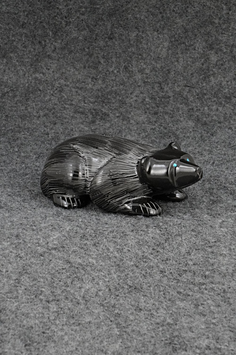 Badger Zuni Fetish Carving - Nelson Yatsattie
