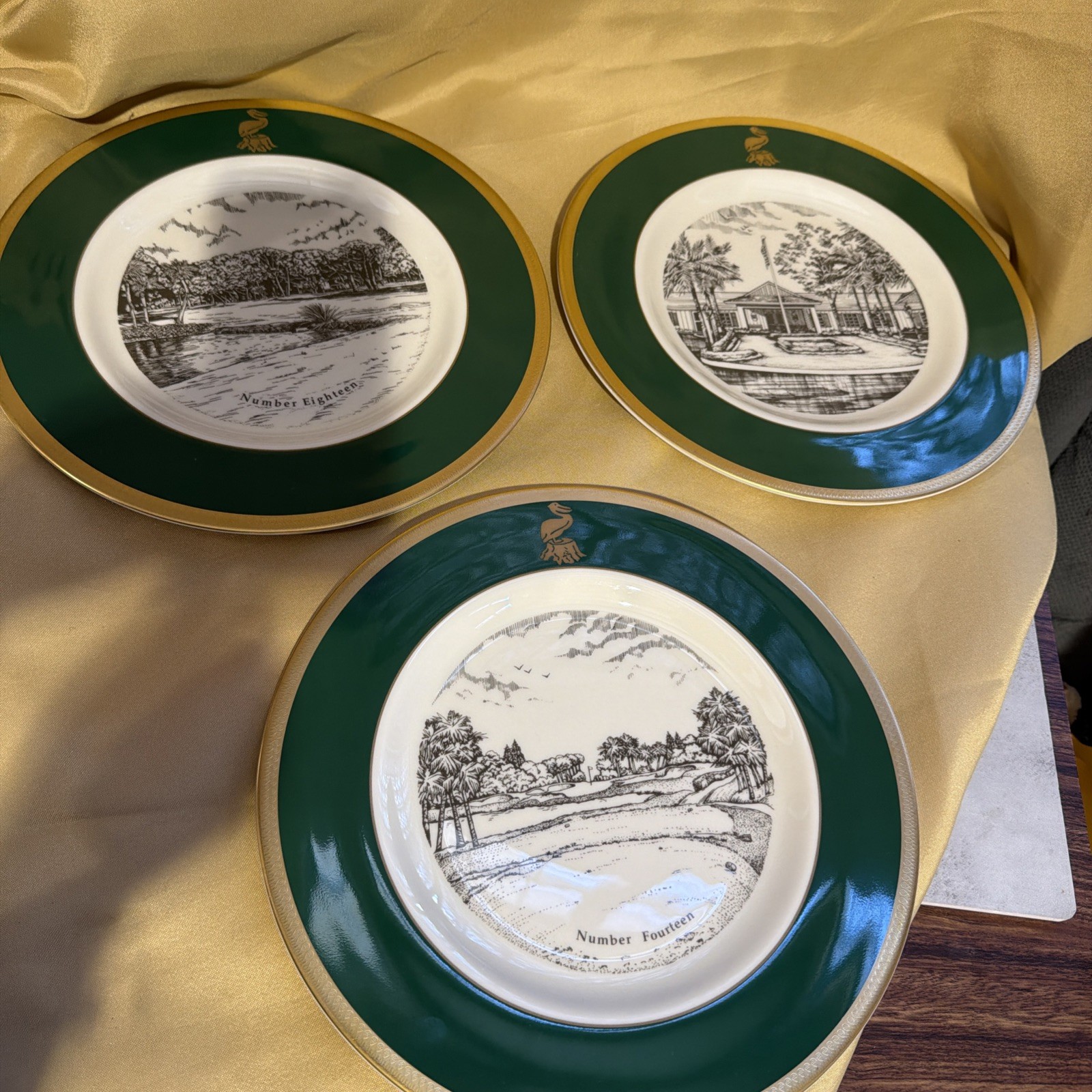 RARE  1994-95-96 Masters Tournament Limited Edition Collector Plates