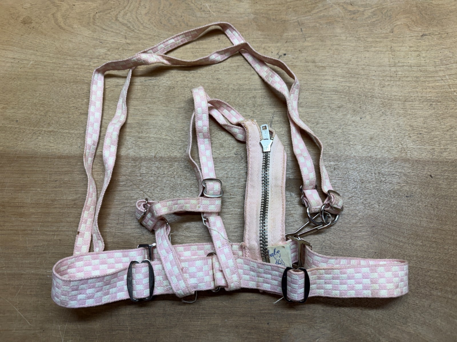 Vintage 1961 Zip•a•Babe The Original Baby Zipper Harness Made in USA Vintage 1961 Zip•a•Babe The Original Baby Zipper Harness Made in USA