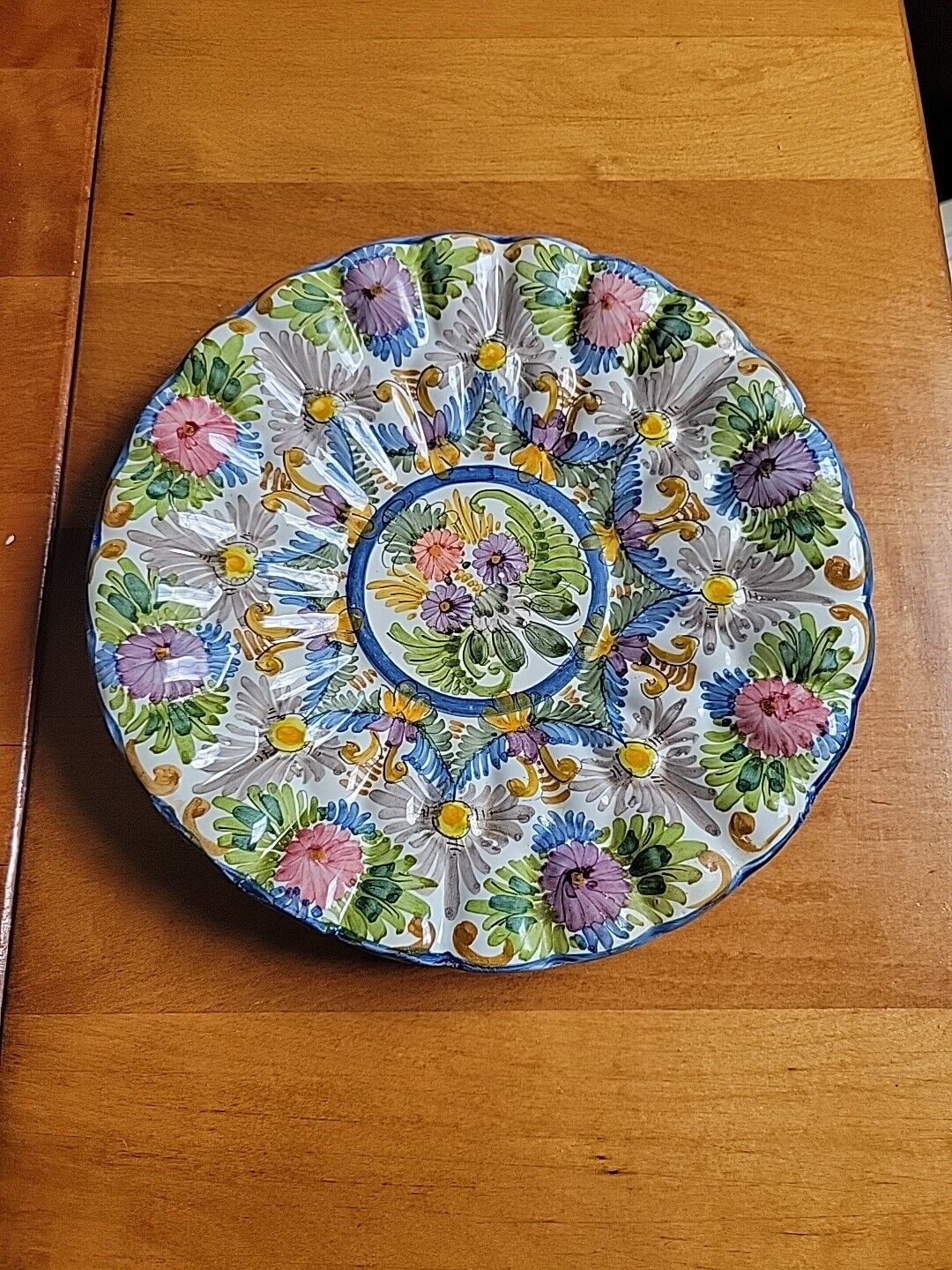 Ceramicas Sevilla  plate handmade Signed