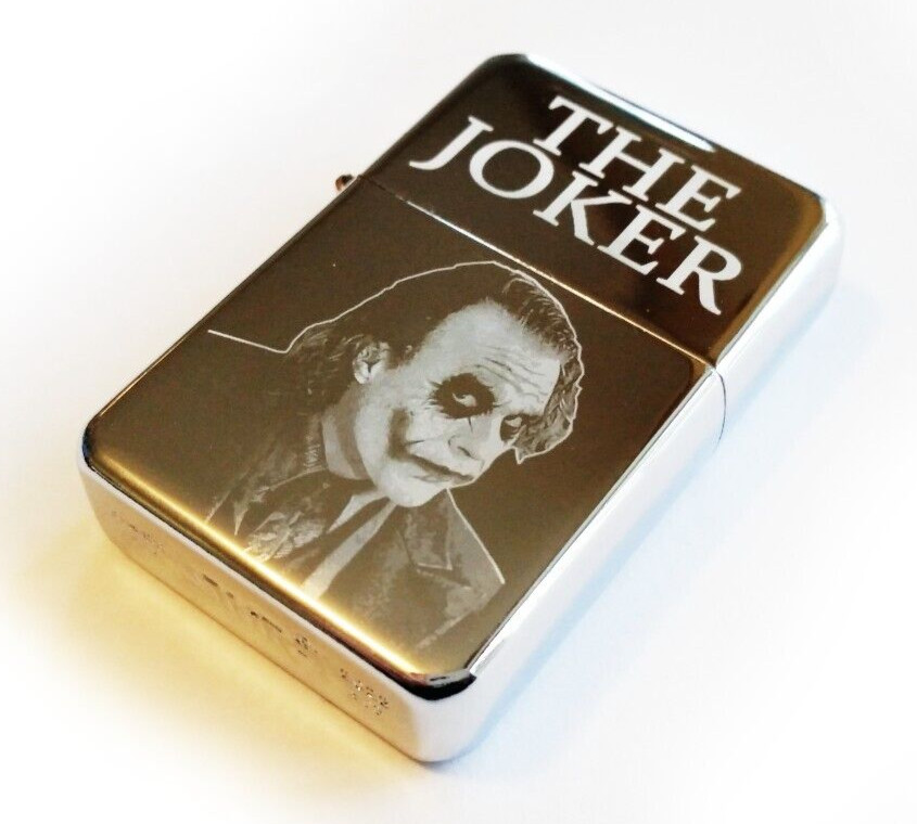 The Joker Engraved Lighter With Gift Box FREE ENGRAVING