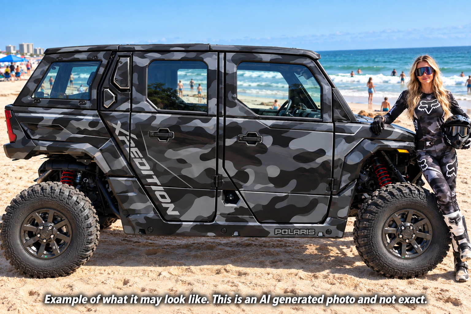 2024-2025 Polaris Xpedition ADV 4 Door UTV Graphics Kit DBC Dark Camo