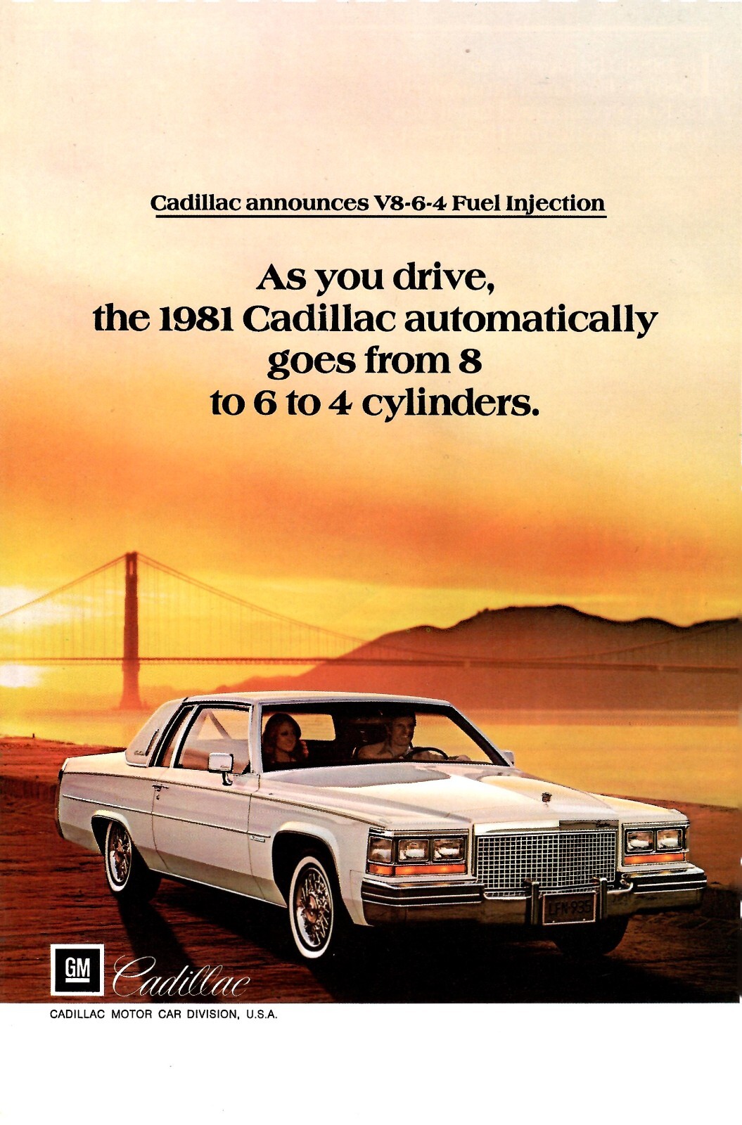 VINTAGE 1980 1981 CADILLAC CAR AUTOMOBILE PRINT AD