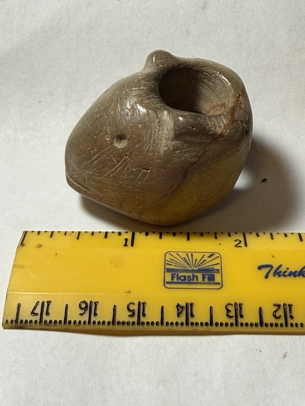 Super Fine Scioto Co. Ohio Beat Effigy Pipe Ohio Pipestone Nice Piece Super Fine Scioto Co. Ohio Beat Effigy Pipe Ohio Pipestone Nice Piece