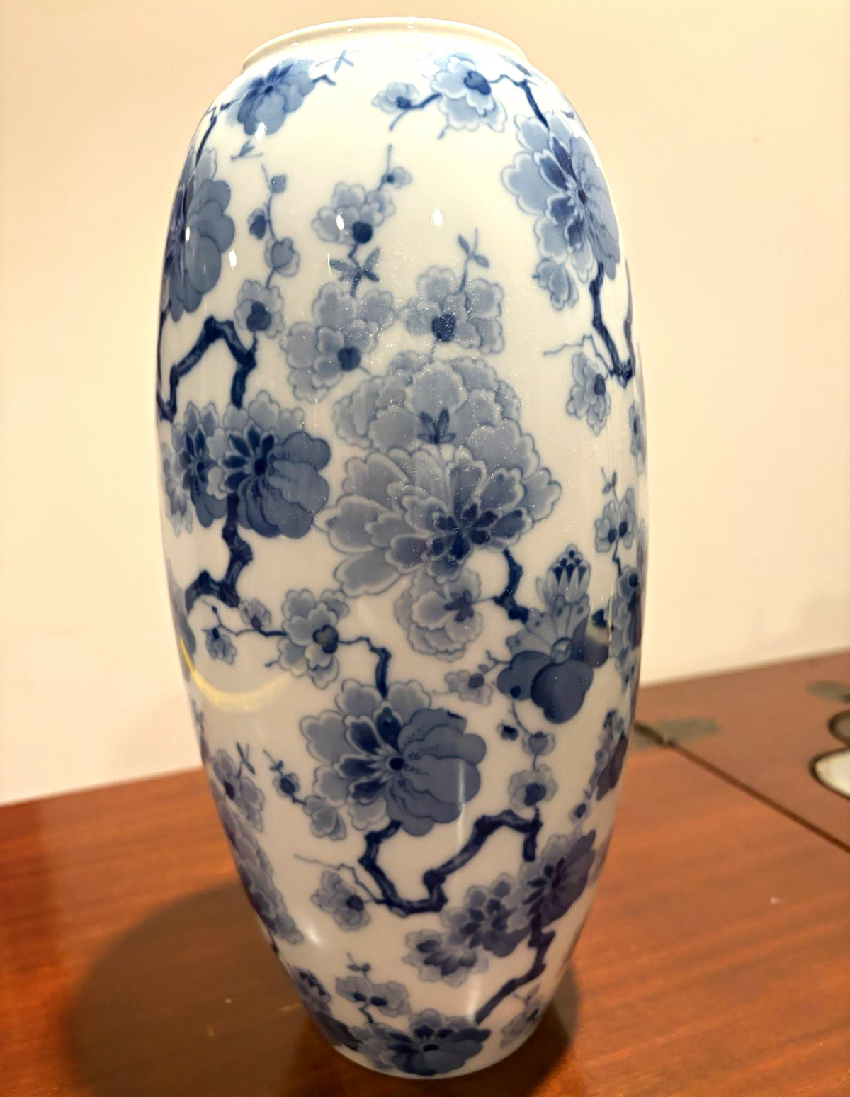 Vintage Heinrich H&C Selb Bavaria Echt Kobalt Blue White Porcelain Vase 12” Vintage Heinrich H&C Selb Bavaria Echt Kobalt Blue White Porcelain Vase 12”