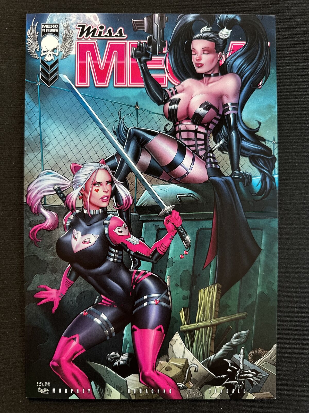 Miss Meow #1 Preview RB White Variant Cover Merc Magazine 2020 NM