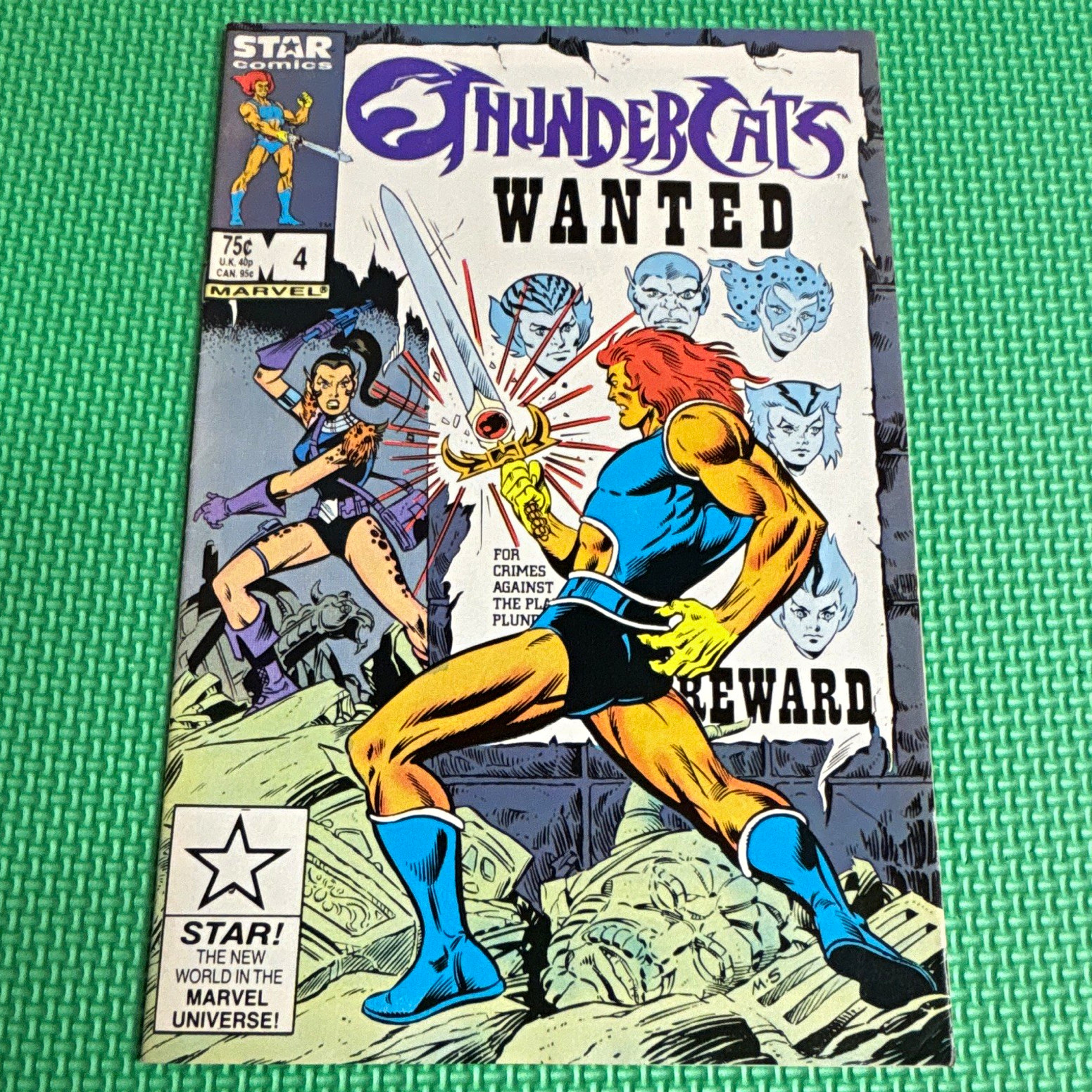 Marvel/Star Comics ThunderCats #4 (1985) – Copper Age – “Wanted” Cover
