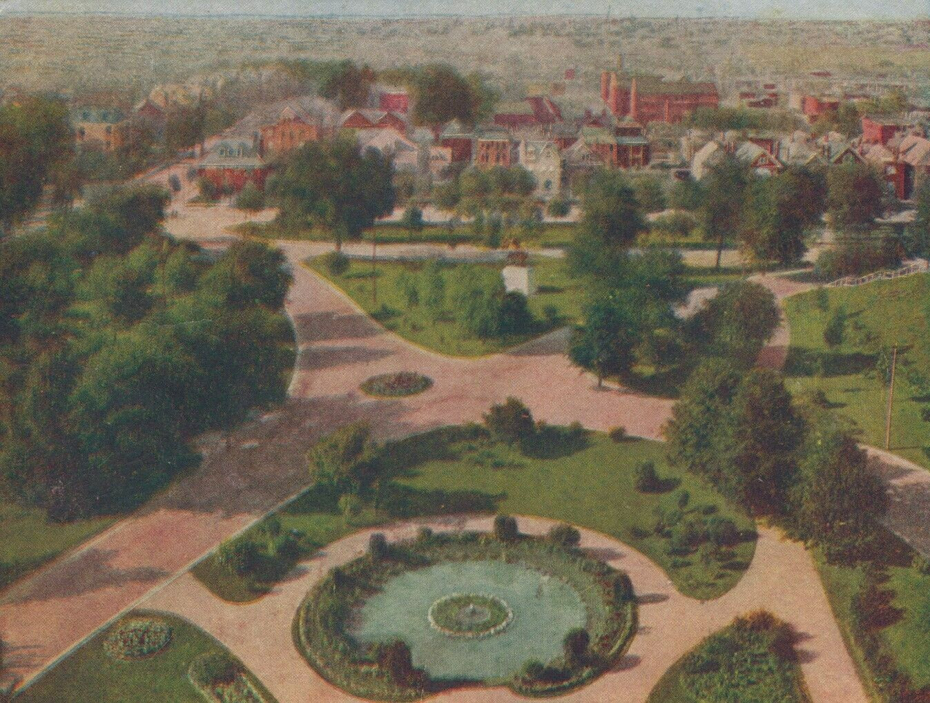 Reservoir Park in Compton Heights St. Louis MO Divided Back Vintage Post Card