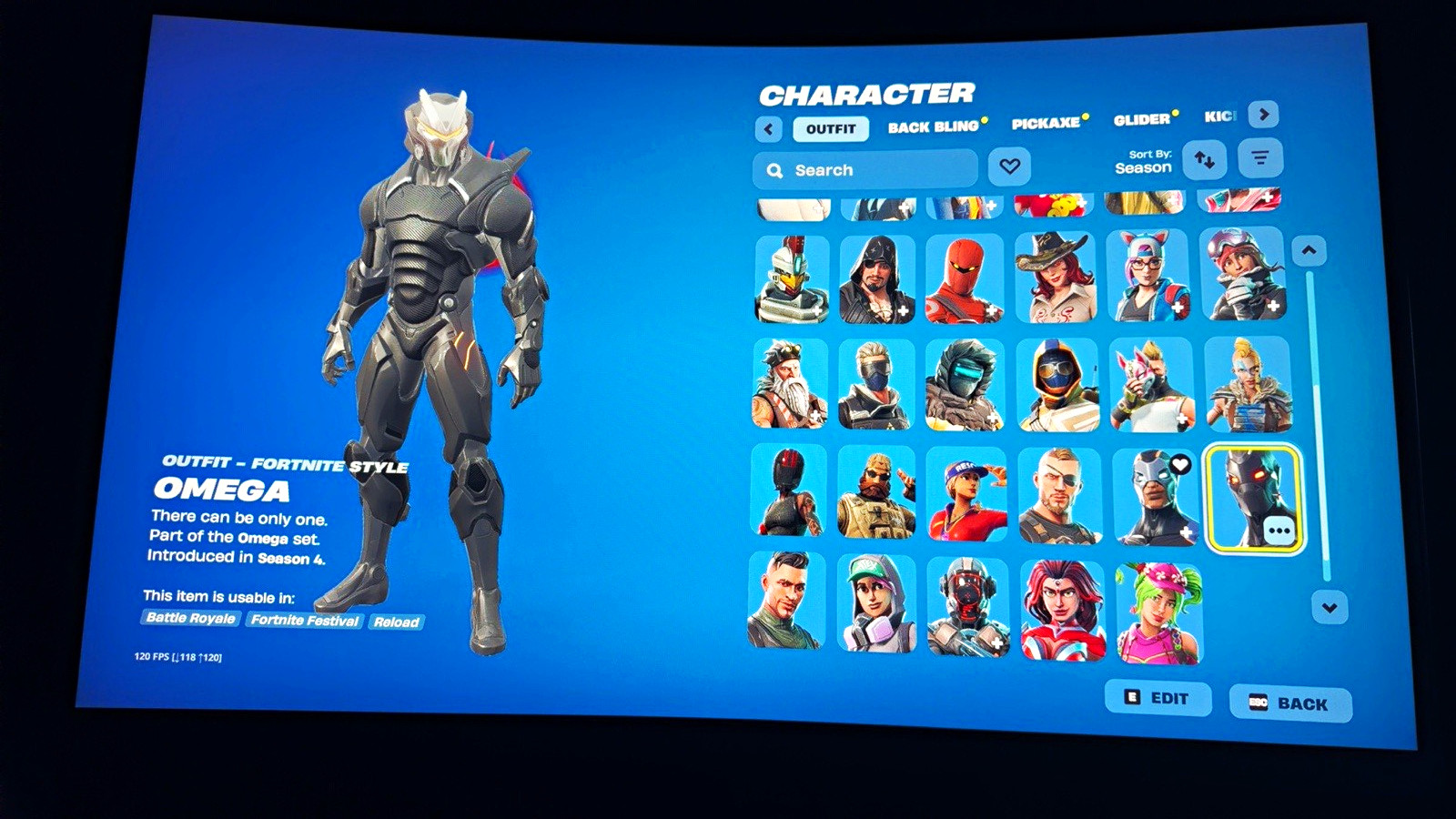 Fortnite Season 4 Omega Outfit, Sentinel Outfit & Wet Paint Glider