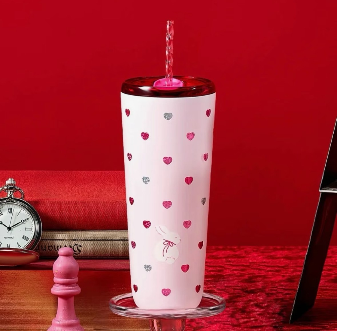 Starbucks Korea 2026 Valentine's Day Love Our Sweet Hour Heart Polka Dot Tumbler Starbucks Korea 2026 Valentine's Day Love Our Sweet Hour Heart Polka Dot Tumbler