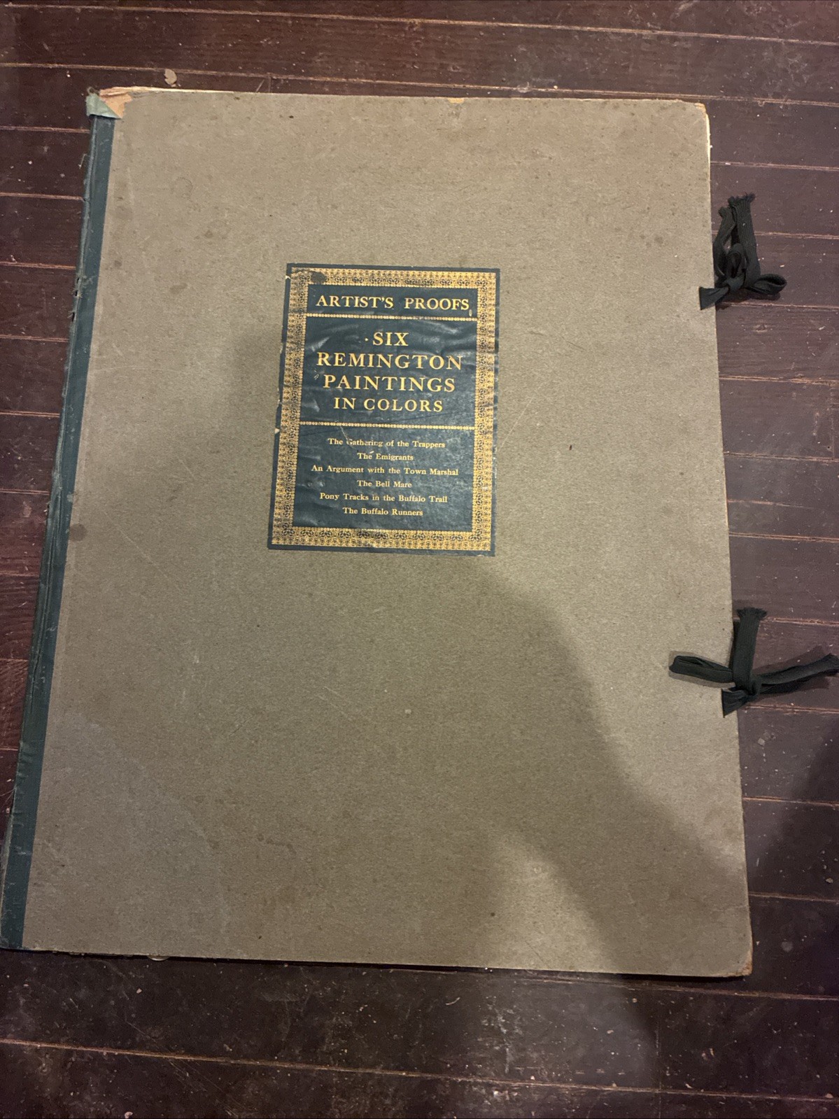 Frederic Remington Portfolio 1904 Artist's Proofs Prints Original Complete Set