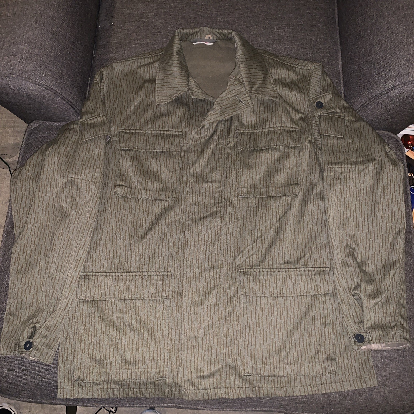 East German Strichtarn Jacket Size G52 ~ Excellent Condition