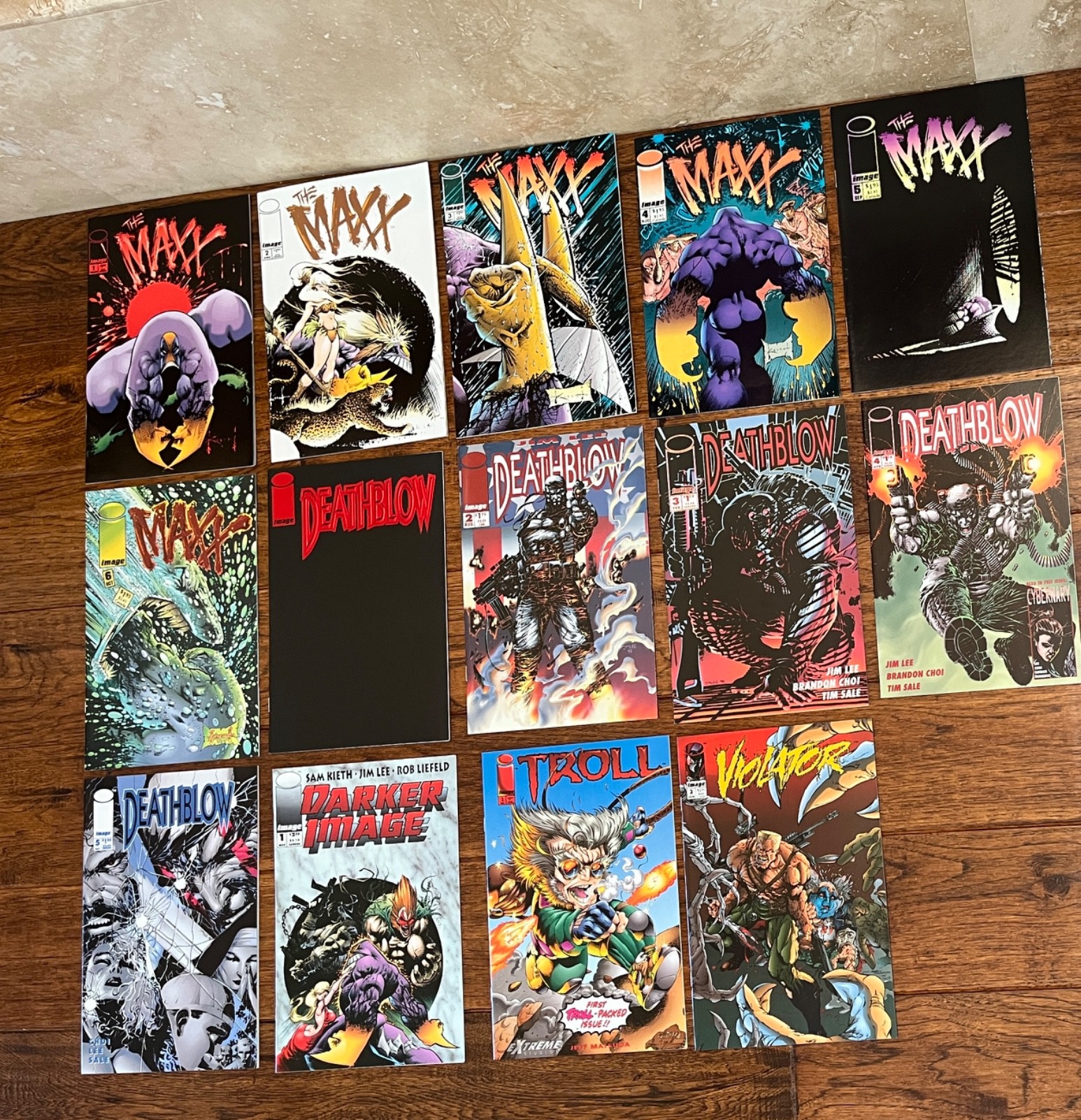 Early Image Comics LOT of 14 The Maxx, Deathblow, Darker Image, Troll + Violator