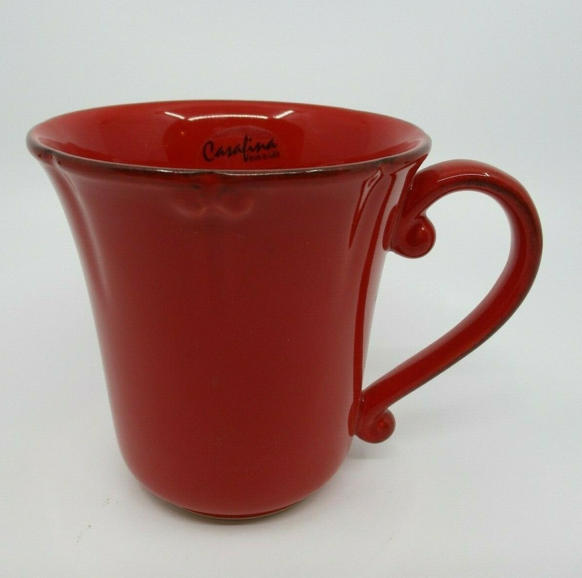 CASAFINA VINTAGE PORT RED MUG - 4 1/4