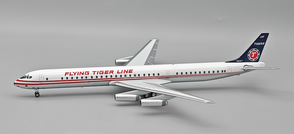 Inflight IF863FT1125P Flying Tigers Douglas DC-8-63 N624FT Diecast 1/200 Model