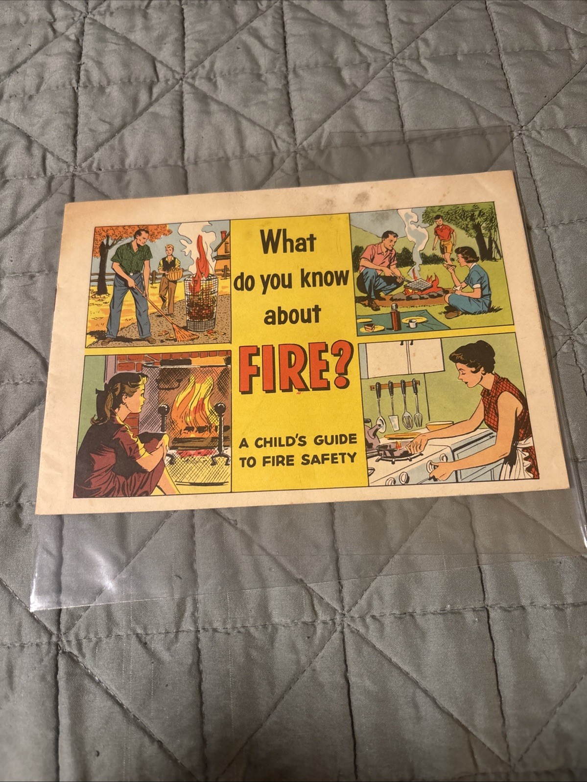 Vtg 1950s Fire Safety Booklet Child’s Guide National Board Underwriters Vtg 1950s Fire Safety Booklet Child’s Guide National Board Underwriters