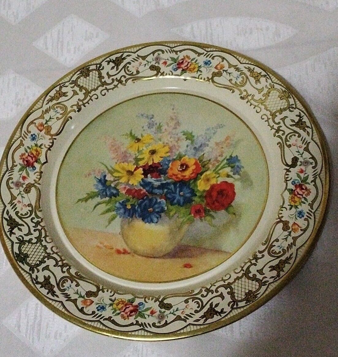 Vintage Daher Decorated Ware Tin Plate Holland