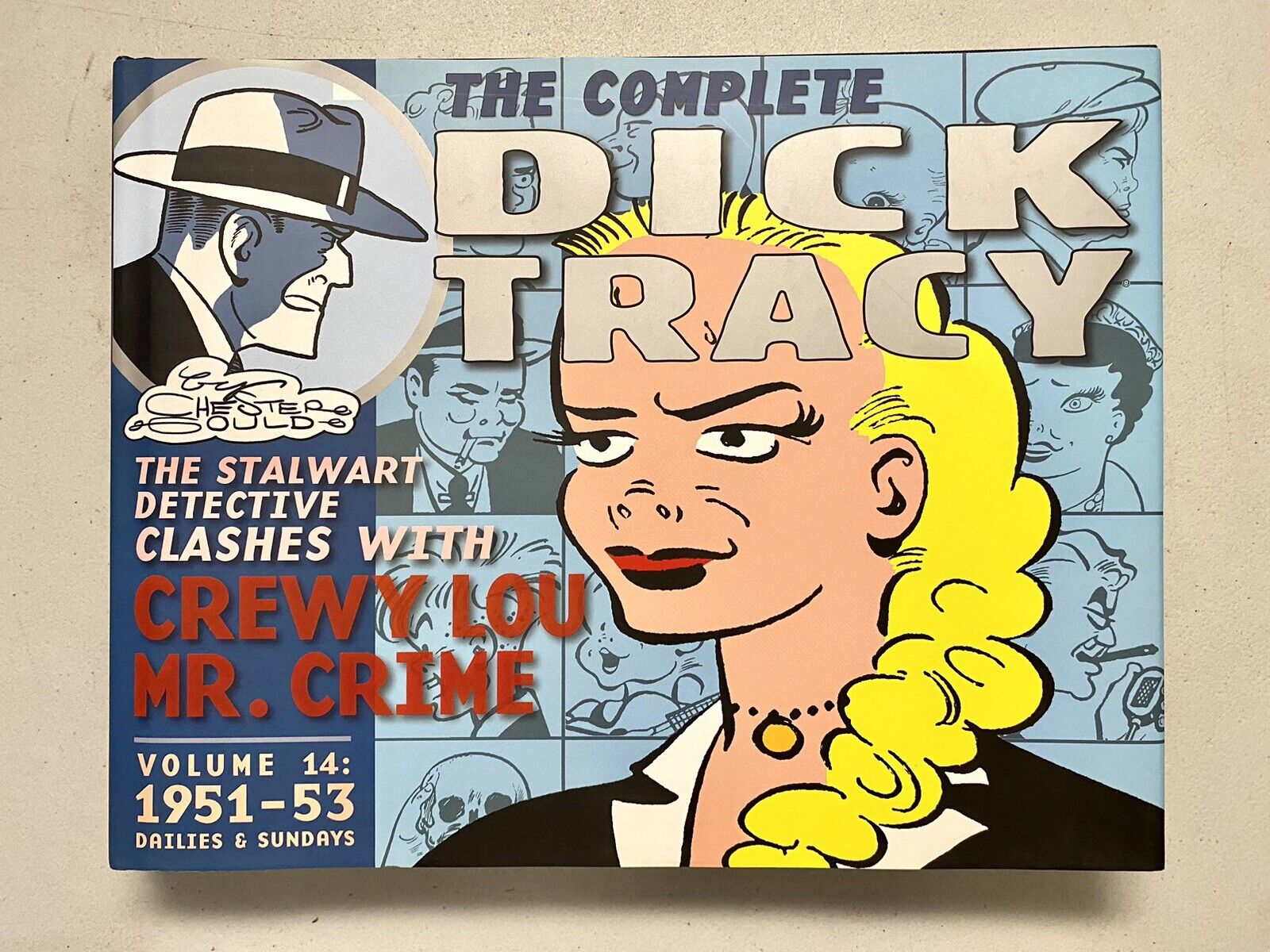 The Complete Dick Tracy:Crewy Lou Mr. Crime Vol #14 1st pr 2012 by Chester Gould