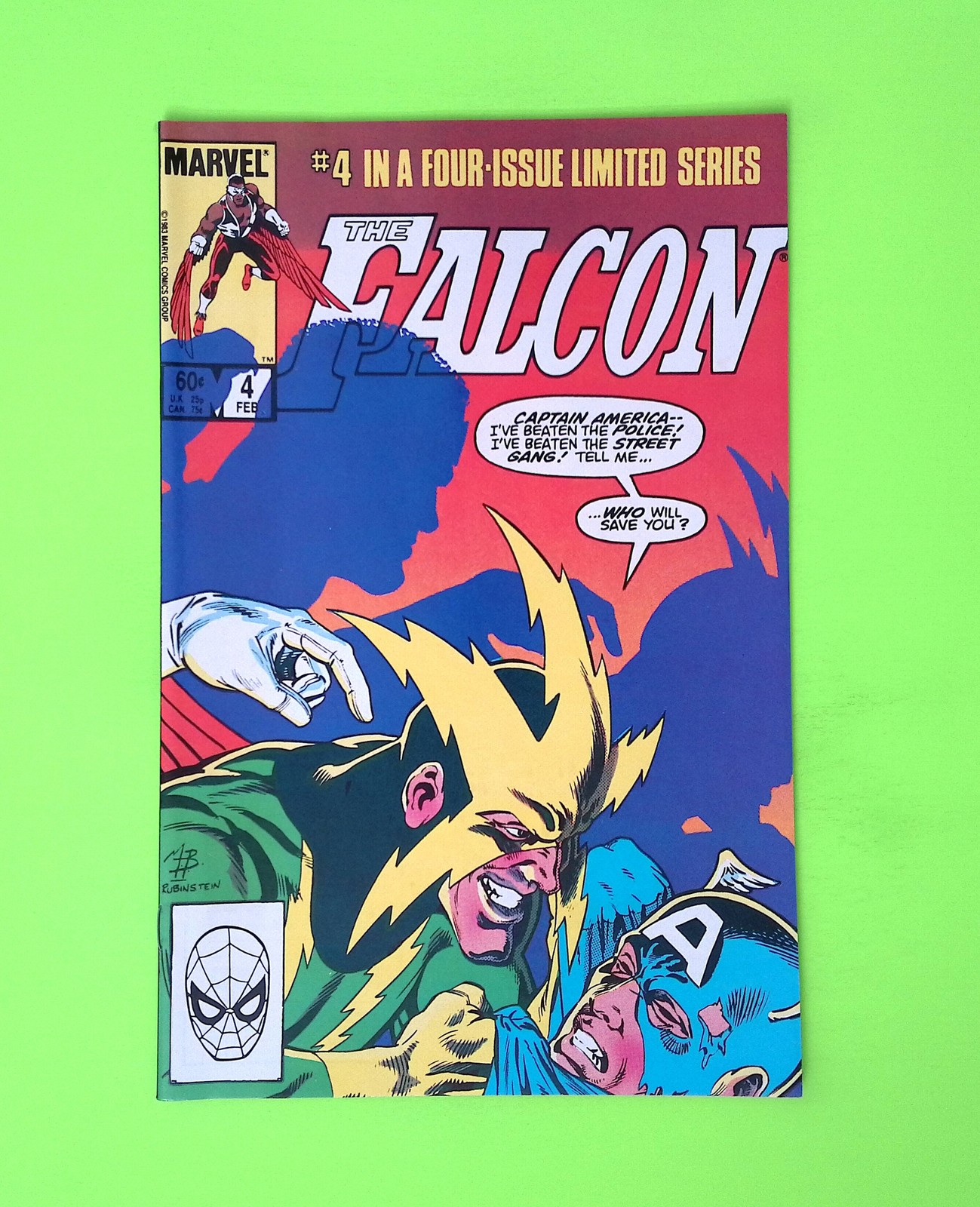 Falcon Limited Series #4 Vol. 1 1984 Marvel Comics 1st App High Grade Q140-258