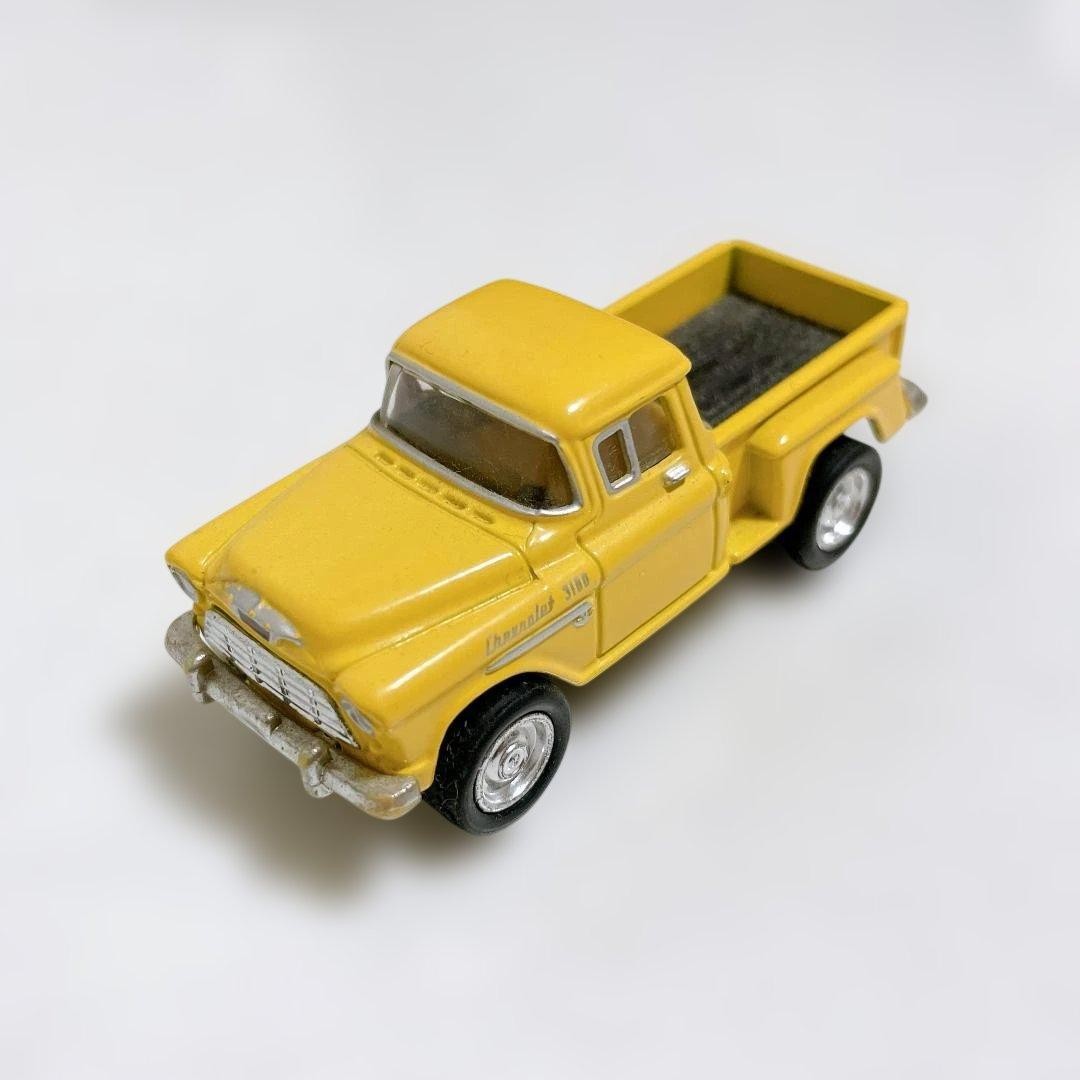 Kinsmart 1955 Chevrolet Stepside Pickup Yellow USED - Toy Car - M