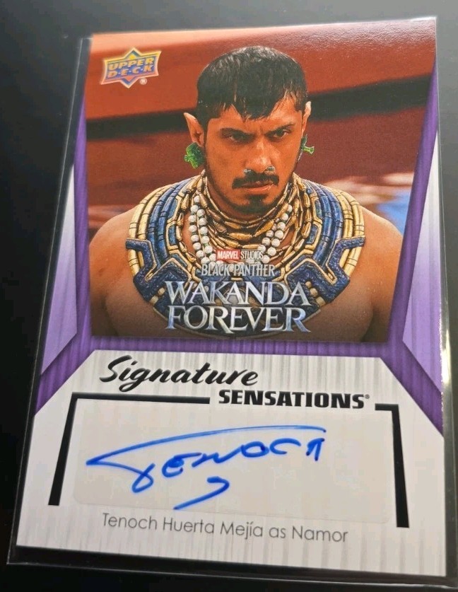 2024 UD MARVEL STUDIOS SERIES 2 TENOCH HUERTA NAMOR SS-TM AUTO WAKANDA FOREVER 2024 UD MARVEL STUDIOS SERIES 2 TENOCH HUERTA NAMOR SS-TM AUTO WAKANDA FOREVER