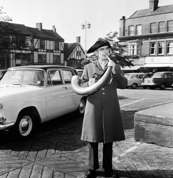 Cyril Hawley the Hornblower of Ripon 1964 Old Photo Cyril Hawley the Hornblower of Ripon 1964 Old Photo