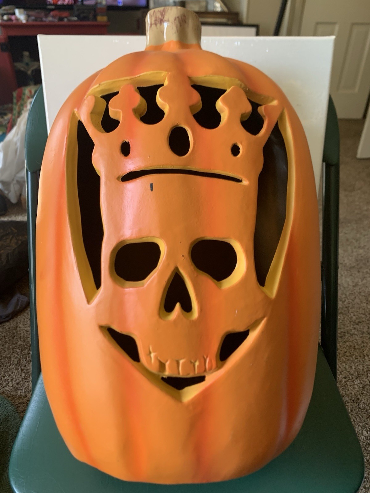 Halloween Pumpkin Skull Face Halloween Pumpkin Skull Face