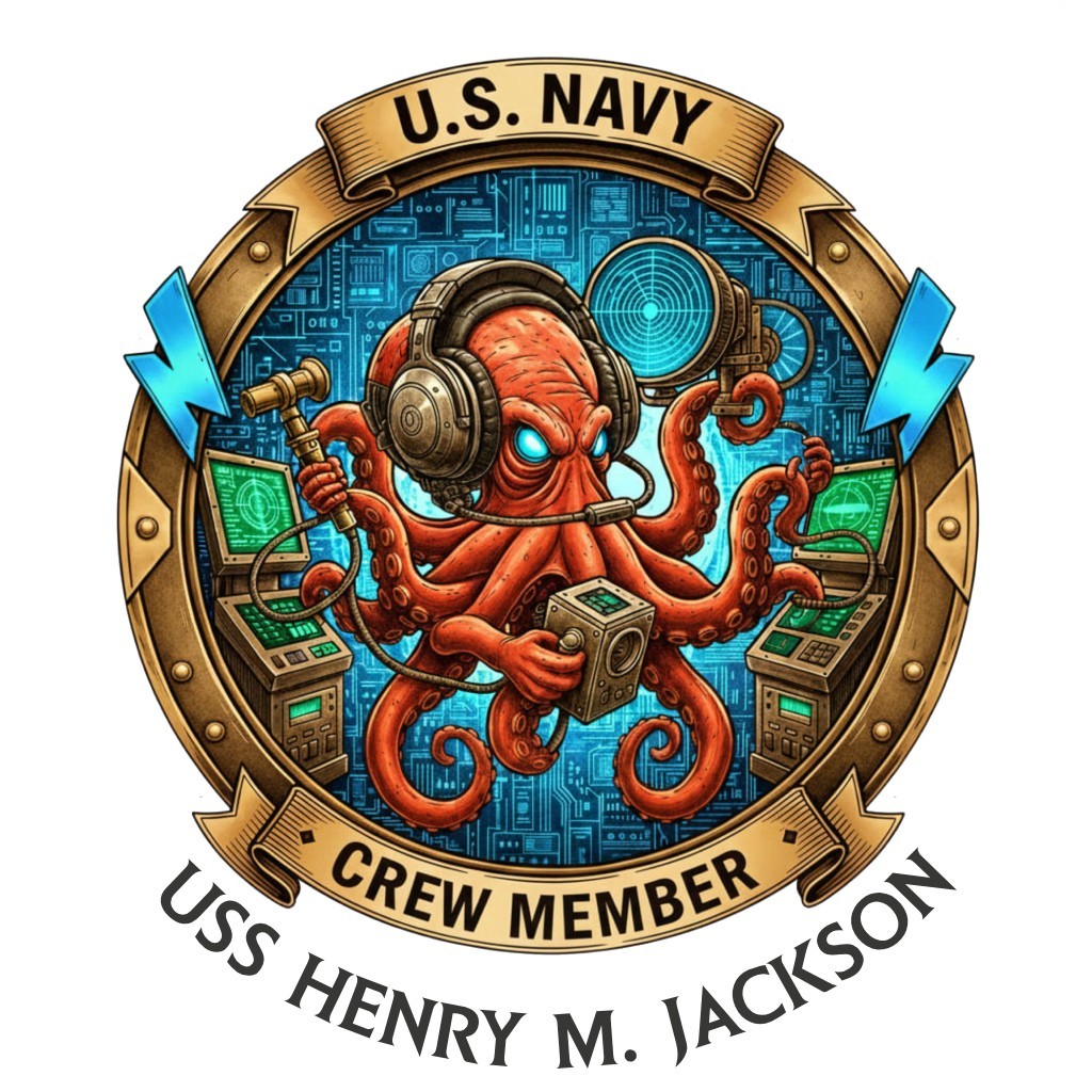USS Henry M. Jackson Crew Member SSBN US Navy Gift Veteran Pride 4\