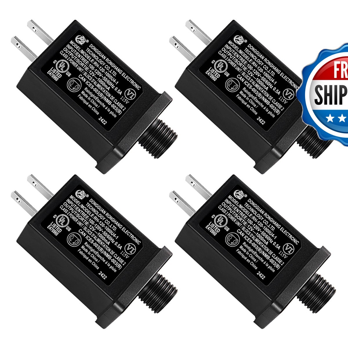 4PCS 12V LED IP44 Waterproof Power Supply for LED Strip String Light Halloween 4PCS 12V LED IP44 Waterproof Power Supply for LED Strip String Light Halloween