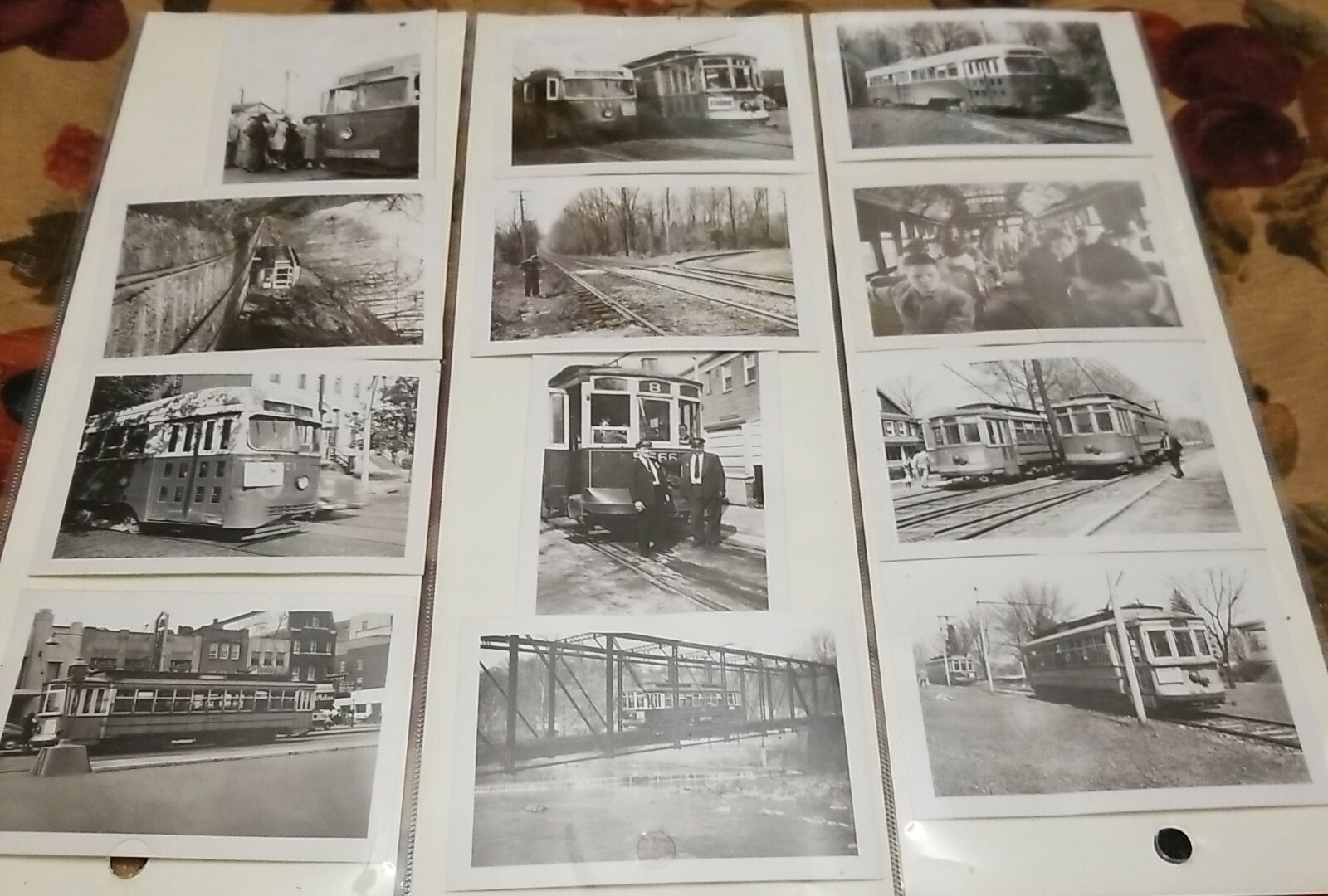 1947 National Railway Hist. Society TRANSIT TOUR + ITINERARY 24 personal photos