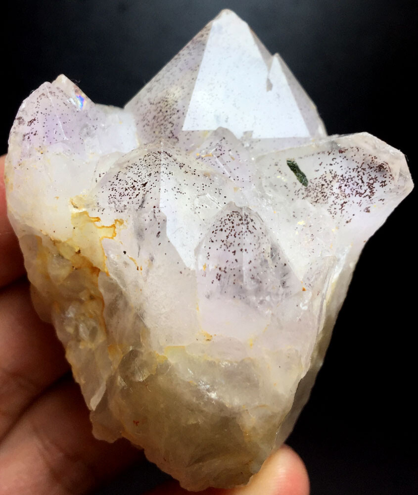 109g WOW Natural Beautiful Super AMETHYST QUARTZ with EPIDOTE specimen O521