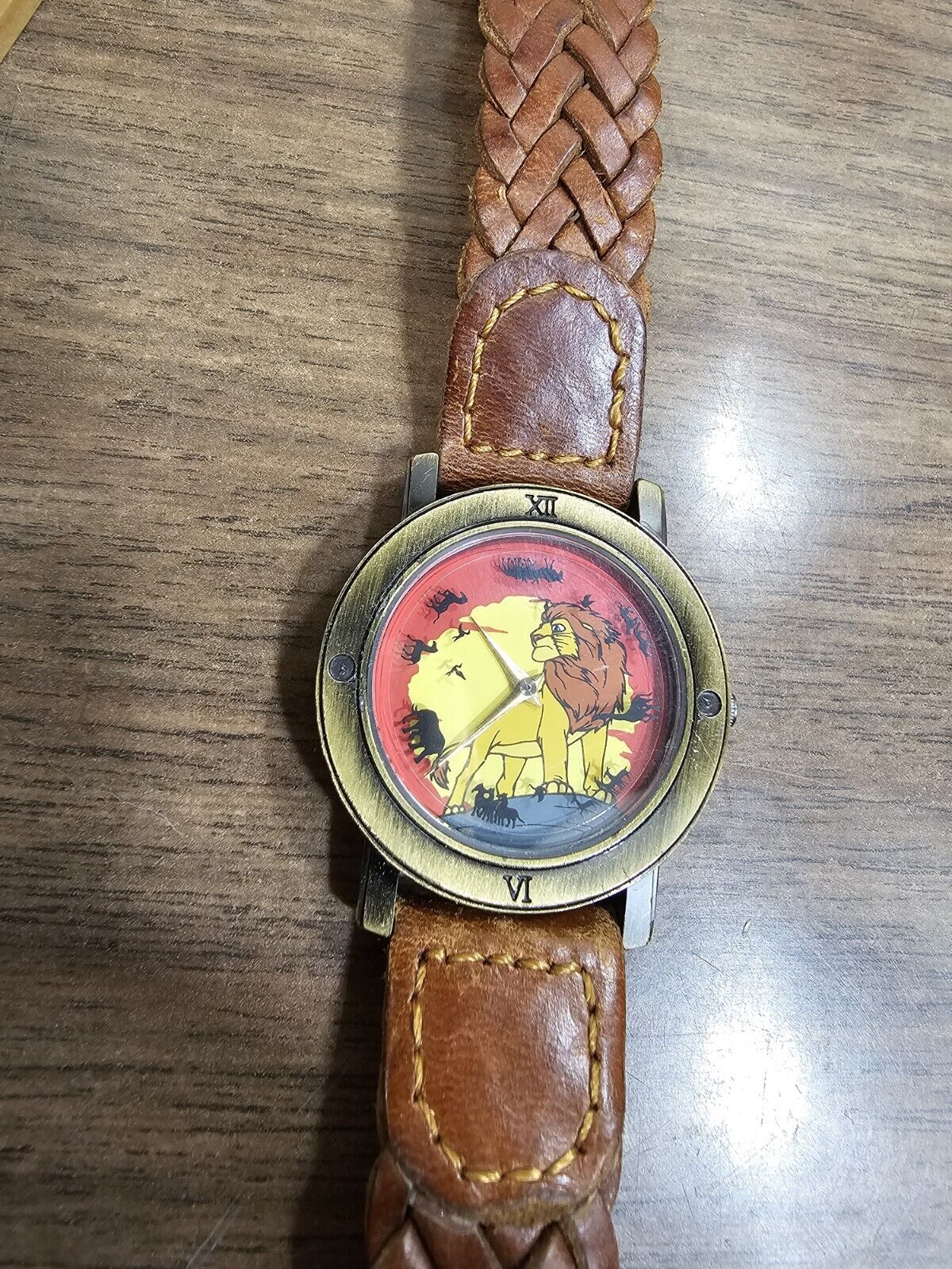 1990s Disney The Lion King Simba Limited Edition Pedre Watch Extra Bands In Box