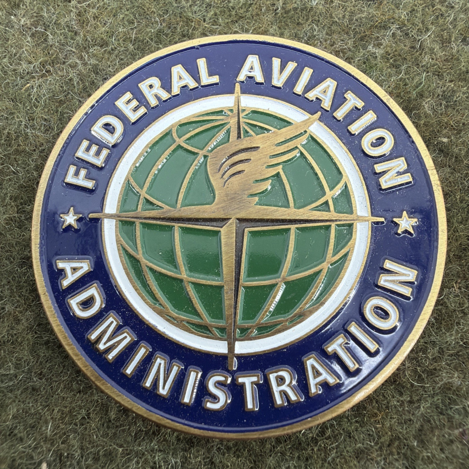 Vintage FAA Federal Aviation Administration Challenge Coin Token