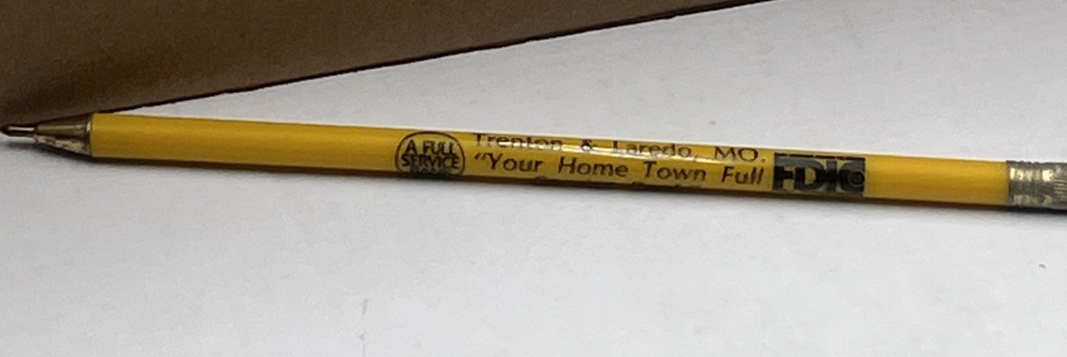 Vintage Trenton Trust Company “Your Home Town Full Service Bank” Trenton MO Pen Vintage Trenton Trust Company “Your Home Town Full Service Bank” Trenton MO Pen