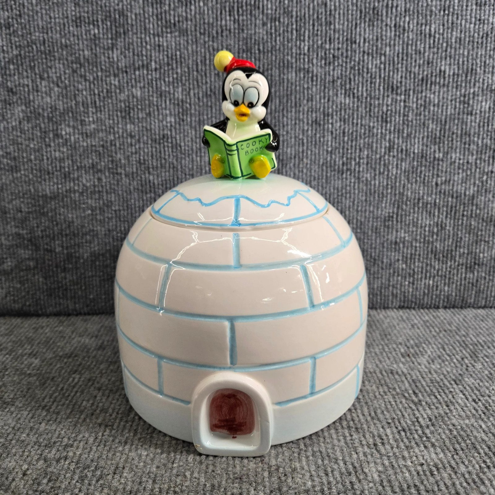 1958 Chilly Willy Igloo Cookie Jar A3391/CW Napco Japan Walter Lantz - Fantastic