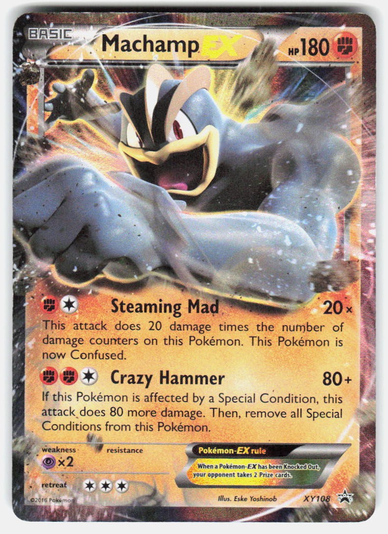 Machamp EX XY108 Pokemon XY Promos Holofoil MP