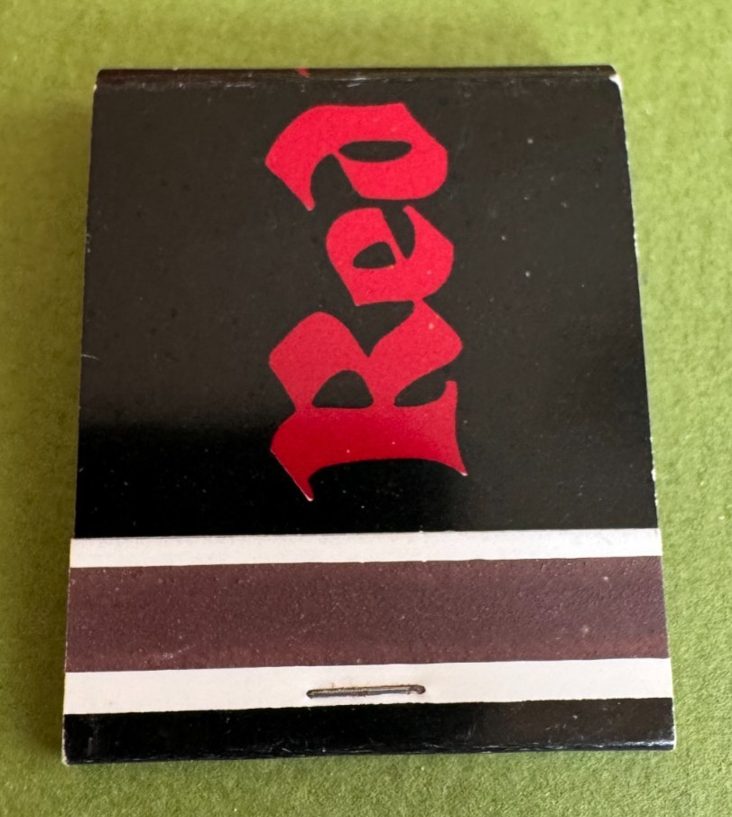 Red Baron Airport Hotel, Fresno, CA Matchbook, Circa 1970, Full, Unstruck, Nice