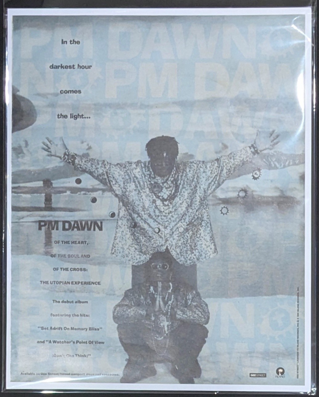 1991 PM Dawn Debut Album Large Format Print Ad 13.5
