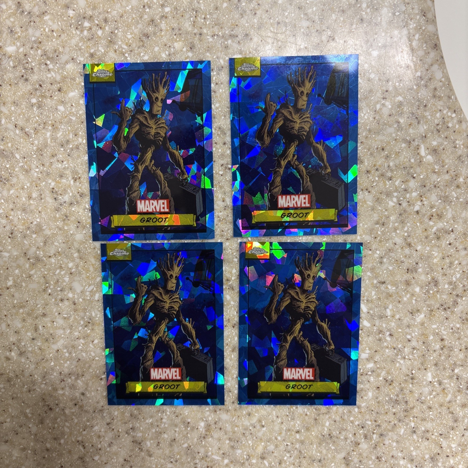 GROOT 2024 Topps Chrome Sapphire Marvel #70 Base - 4