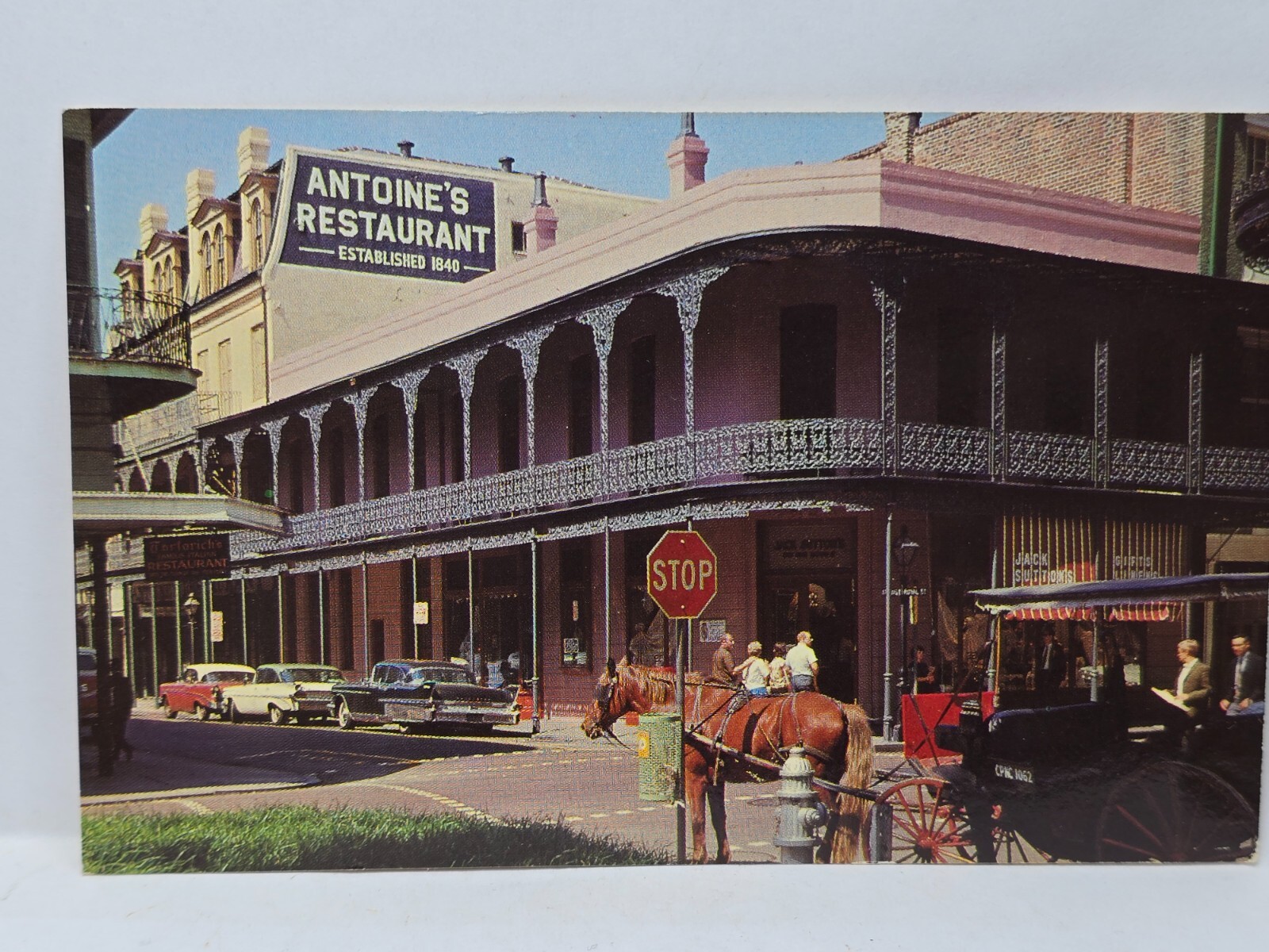 Vintage Postcard - ANTOINE\'S RESTAURANT Louis St. New Orleans Louisiana LA Horse